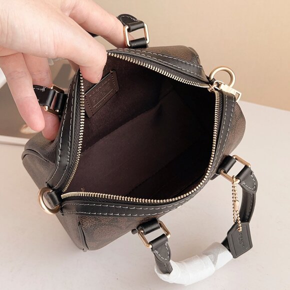 Coach women's Rowan PVC New Boston Bucket Mini Tote. - Picture 8 of 9